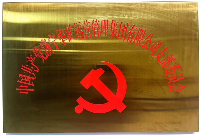 熱烈祝賀中共華礦集團支部委員會正式掛牌！